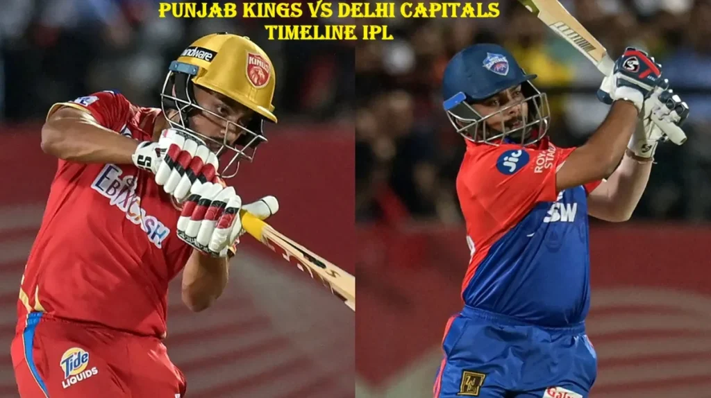 punjab kings vs delhi capitals timeline